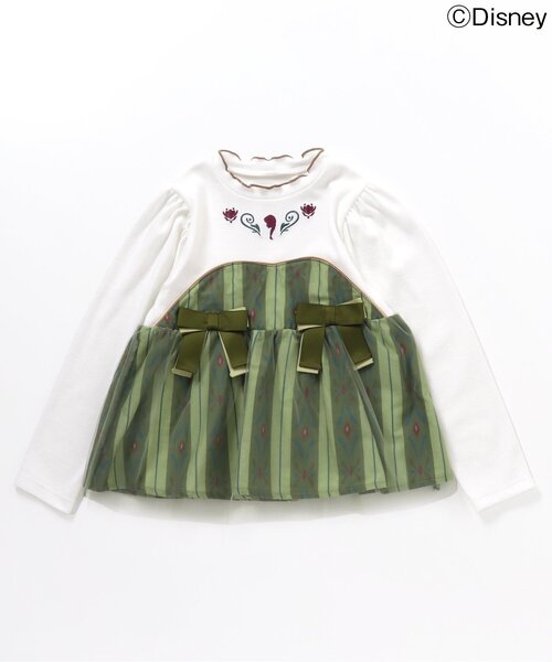Disney（ディズニー）の「ディズニーキャラクターペプラムトップス（Tシャツ/カットソー・キッズ・ラベンダー/ブラック/アイボリー・120/110/100/90/80/130）」の16枚目の写真