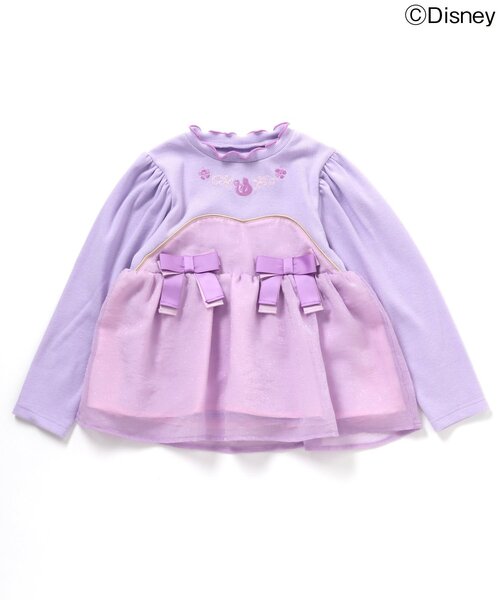 Disney（ディズニー）の「ディズニーキャラクターペプラムトップス（Tシャツ/カットソー・キッズ・ラベンダー/ブラック/アイボリー・120/110/100/90/80/130）」の17枚目の写真