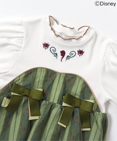 Disney（ディズニー）の「ディズニーキャラクターペプラムトップス（Tシャツ/カットソー・キッズ・ラベンダー/ブラック/アイボリー・120/110/100/90/80/130）」の22枚目の写真