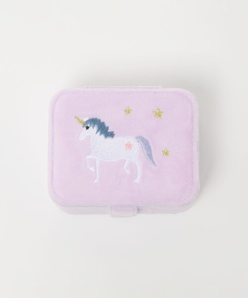green label relaxing（グリーンレーベルリラクシング）の「＜Rockahula Kids＞ジュエリーボックス / Unicorn Jewellery Box / キッズ（その他雑貨・キッズ・ライラック・FREE）」の3枚目の写真