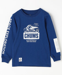 CHUMS（チャムス）の「限定展開 CHUMS/チャムス キッズ スペースブービーブラッシュドロングスリーブTシャツ / CH21-1411（Tシャツ/カットソー）」