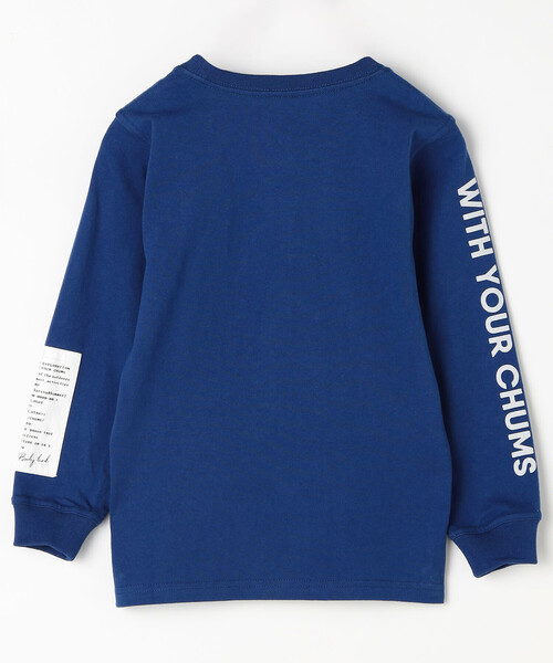 FREAK'S STORE(フリークスストア)の「限定展開 CHUMS/チャムス キッズ スペースブービーブラッシュドロングスリーブTシャツ / CH21-1411(Tシャツ/カットソー・キッズ・グレー/ブルー/ブラック・MEDIUM/LARGE/X-LARGE/SMALL)」の4枚目の写真