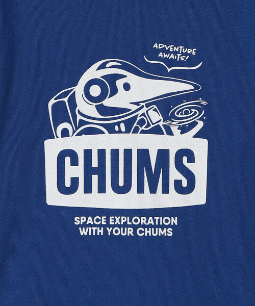 FREAK'S STORE(フリークスストア)の「限定展開 CHUMS/チャムス キッズ スペースブービーブラッシュドロングスリーブTシャツ / CH21-1411(Tシャツ/カットソー・キッズ・グレー/ブルー/ブラック・MEDIUM/LARGE/X-LARGE/SMALL)」の7枚目の写真