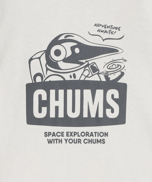 FREAK'S STORE(フリークスストア)の「限定展開 CHUMS/チャムス キッズ スペースブービーブラッシュドロングスリーブTシャツ / CH21-1411(Tシャツ/カットソー・キッズ・グレー/ブルー/ブラック・MEDIUM/LARGE/X-LARGE/SMALL)」の13枚目の写真