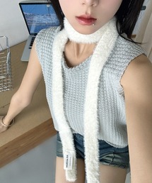 SHEPP（シープ）の「細ニットスカーフ/ストール（ストール/ショール）」