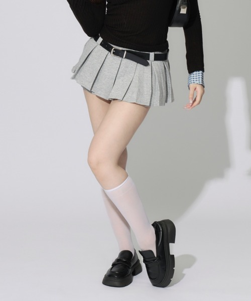 Frilled Sweat Culottes / フリルスウェットキュロット ベルト付き