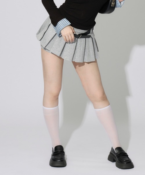 JilLA（ジルア）の「Frilled Sweat Culottes / フリルスウェットキュロット ベルト付き（スカート・レディース・グレー・M/S）」の14枚目の写真