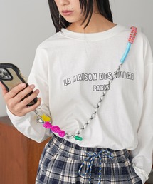 mili an deni(ミリアンデニ)のカラフルロープマルチストラップ(ウォレットチェーン)