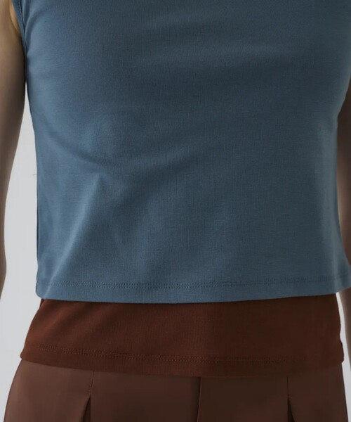 STUDIOUS(ステュディオス)の「【RIM.ARK/リムアーク】High gauge cotton N/S set/ハイゲージコットンタンクトップセット(タンクトップ・レディース・ブラウン/ライトブルー・FREE)」の20枚目の写真