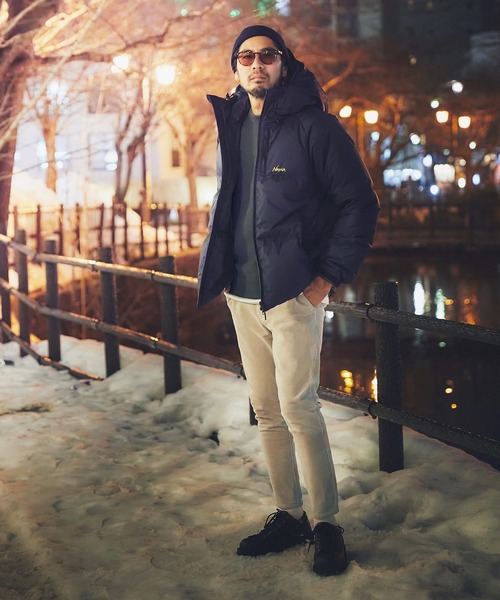 NANGA×DUFFER AURORA-TEX HOODIE DOWN JK：ナンガ別注 日本製 オーロラ