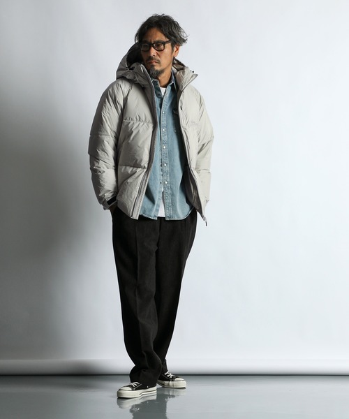 NANGA×DUFFER AURORA-TEX HOODIE DOWN JK：ナンガ別注 日本製 オーロラ