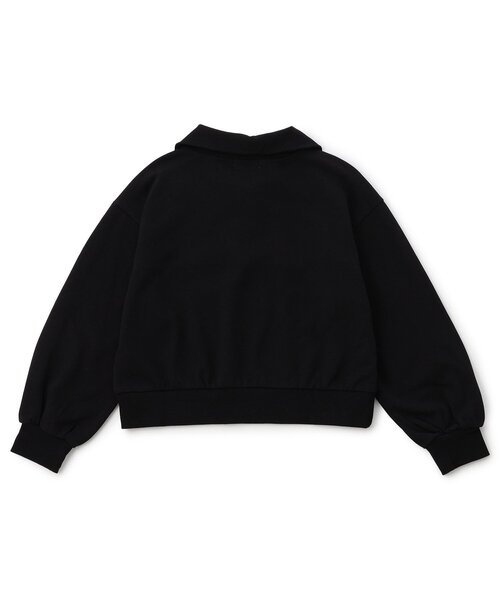 algy（アルジー）の「裏毛ハーフジップトップス（スウェット・キッズ・ピンク/オフホワイト/ブラック・XX-SMALL/X-SMALL/MEDIUM/SMALL）」の14枚目の写真