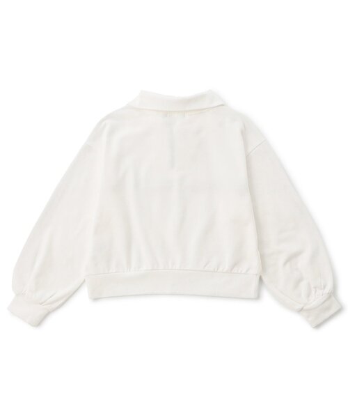 algy（アルジー）の「裏毛ハーフジップトップス（スウェット・キッズ・ピンク/オフホワイト/ブラック・XX-SMALL/X-SMALL/MEDIUM/SMALL）」の15枚目の写真