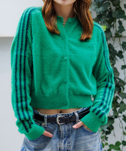 adidas / アディダス】ふんわりカーディガン/FLUFFY CARDIGAN