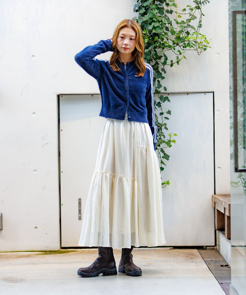 adidas / アディダス】ふんわりカーディガン/FLUFFY CARDIGAN