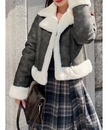 RESEXXY | ヴィンテージライクフェイクファーブルゾン(ブルゾン)