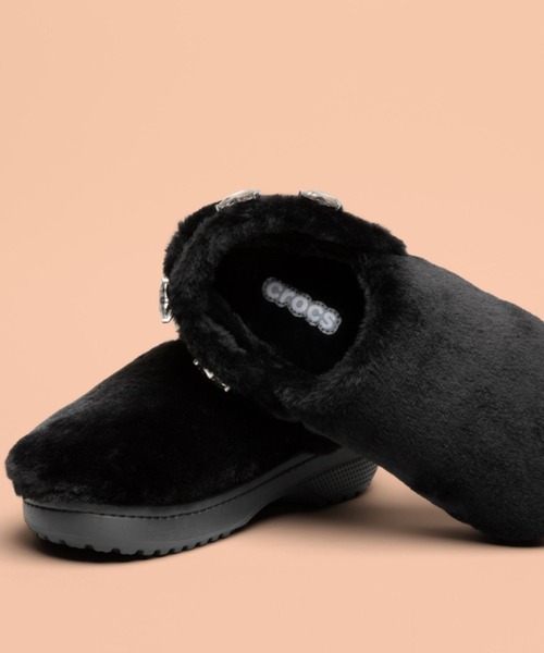 crocs(クロックス)の「クロックス クラシック アンファーゲッタブル クロッグ / crocs Classic Unfurgettable Clog(サンダル・レディース・ピンク/ブラック/ライトブラウン・25cm/24cm/23cm/22cm/29cm/28cm/27cm/26cm)」の6枚目の写真