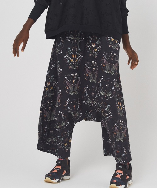 BEDSIDEDRAMA(ベットサイドドラマ)の「Dance In The Garden Wide Pants(その他パンツ・レディース・ナチュラル/ブラック・1)」の2枚目の写真