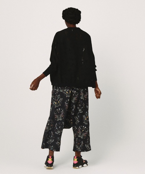 BEDSIDEDRAMA(ベットサイドドラマ)の「Dance In The Garden Wide Pants(その他パンツ・レディース・ナチュラル/ブラック・1)」の5枚目の写真