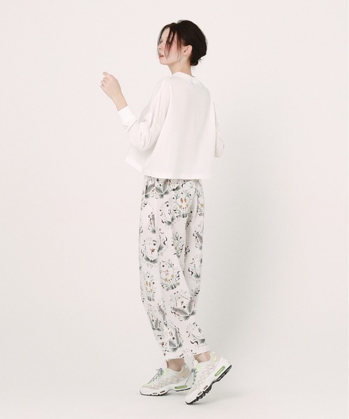 BEDSIDEDRAMA(ベットサイドドラマ)の「Dance In The Garden Wide Pants(その他パンツ・レディース・ナチュラル/ブラック・1)」の7枚目の写真