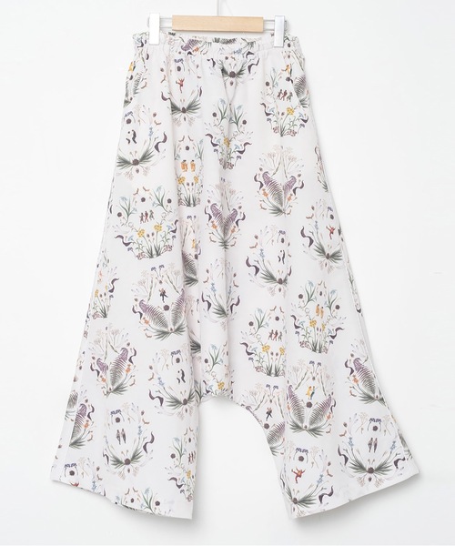 BEDSIDEDRAMA(ベットサイドドラマ)の「Dance In The Garden Wide Pants(その他パンツ・レディース・ナチュラル/ブラック・1)」の9枚目の写真