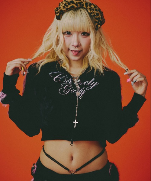 GALFY(ガルフィー)の「『GALFY/ガルフィー』GALプリンセスSETUP【Z】(セットアップ・レディース・グレー/ブラック/ピンク・FREE)」の8枚目の写真