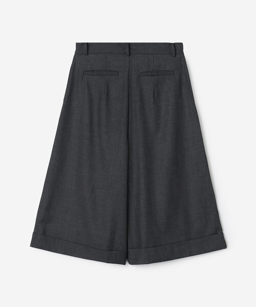 Bshop（ビショップ）の「eunoia | ウール バミューダパンツ WOMEN（その他パンツ・レディース・グレー・ONE）」の6枚目の写真