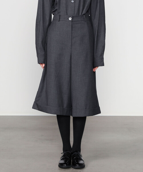 Bshop（ビショップ）の「eunoia | ウール バミューダパンツ WOMEN（その他パンツ・レディース・グレー・ONE）」の11枚目の写真