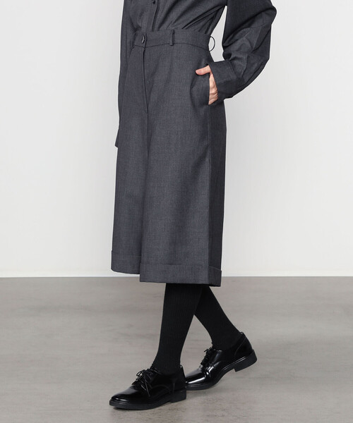 Bshop（ビショップ）の「eunoia | ウール バミューダパンツ WOMEN（その他パンツ・レディース・グレー・ONE）」の15枚目の写真