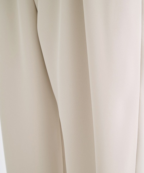 CULLNI（クルニ）の「【CULLNI】別注 Wide Straight Pants/別注 ワイドストレートパンツ（スラックス・メンズ・ブラック/ナチュラル/ブラック系その他2・1/2）」の9枚目の写真