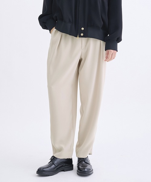 スラックス【CULLNI/クルニ】 CULLNI】別注 Wide Straight Pants/別注 ワイドストレートパンツ