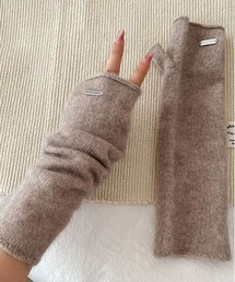 ammy.（エイミードット）の「【 ammy. / エイミードット 】 ふんわり ニット アームウォーマー / 指なし手袋（アームカバー）」