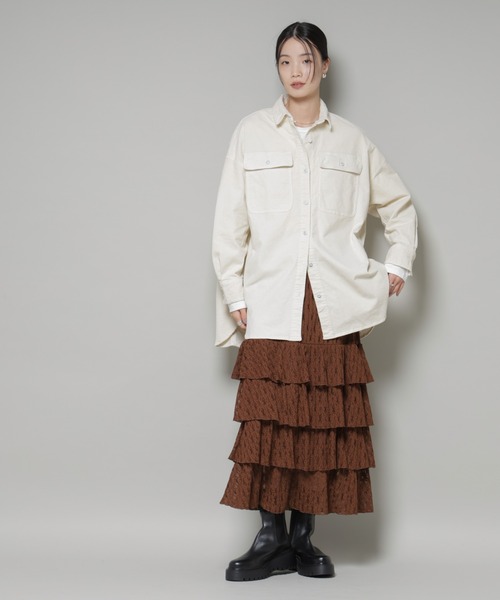 Healthy denim(ヘルシーデニム)の「Healthy DENIM/Almond Corduroy(シャツ/ブラウス・レディース・ブラウン/ベージュ系その他・1)」の6枚目の写真