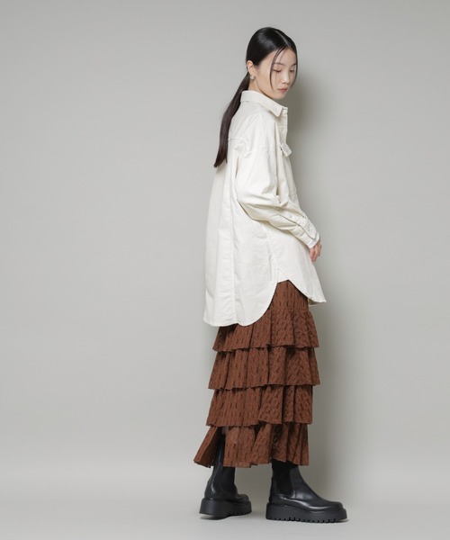 Healthy denim(ヘルシーデニム)の「Healthy DENIM/Almond Corduroy(シャツ/ブラウス・レディース・ブラウン/ベージュ系その他・1)」の8枚目の写真