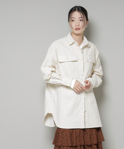 Healthy denim(ヘルシーデニム)の「Healthy DENIM/Almond Corduroy(シャツ/ブラウス・レディース・ブラウン/ベージュ系その他・1)」の3枚目の写真