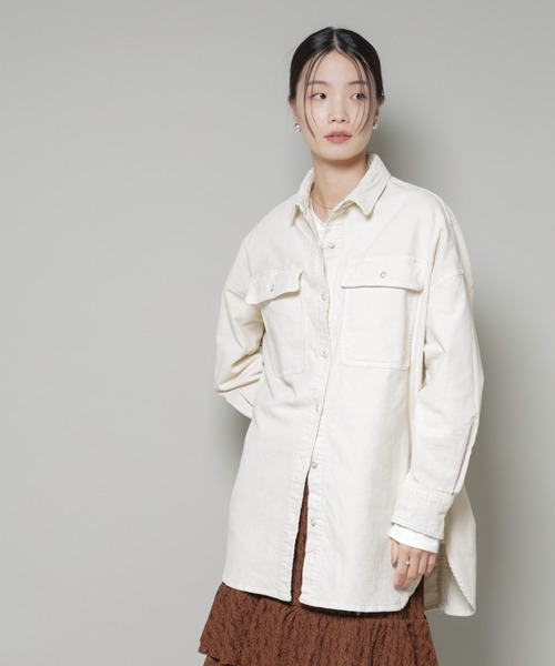 Healthy denim(ヘルシーデニム)の「Healthy DENIM/Almond Corduroy(シャツ/ブラウス・レディース・ブラウン/ベージュ系その他・1)」の4枚目の写真