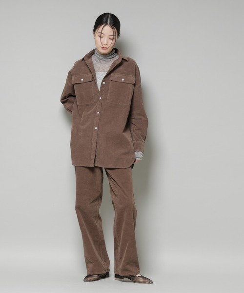 Healthy denim(ヘルシーデニム)の「Healthy DENIM/Almond Corduroy(シャツ/ブラウス・レディース・ブラウン/ベージュ系その他・1)」の13枚目の写真