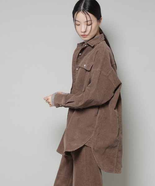 Healthy denim(ヘルシーデニム)の「Healthy DENIM/Almond Corduroy(シャツ/ブラウス・レディース・ブラウン/ベージュ系その他・1)」の12枚目の写真