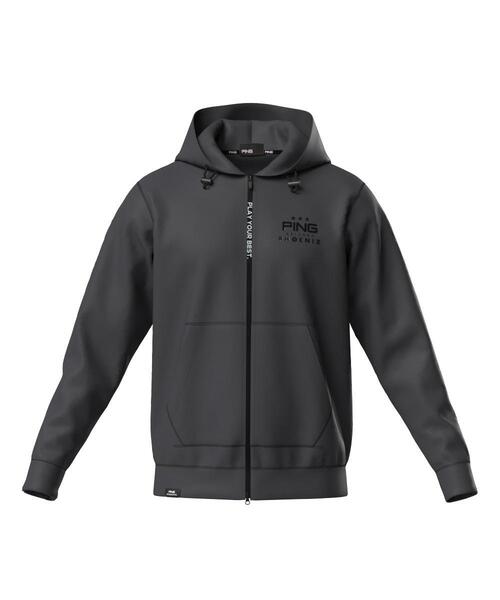 PING(ピン)の「【PING APPAREL】ダンボールニットフルジップスウェットフーディ <PERFORMANCE> (MENS)(スウェット・メンズ・ホワイト/グレー/ブラウン・L/LL1/M/LL/S)」の18枚目の写真