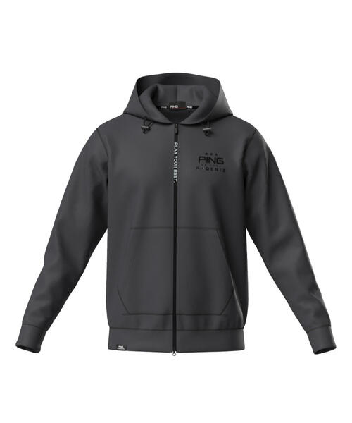 セール】【PING APPAREL】ダンボールニットフルジップスウェット