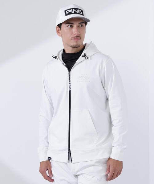 セール】【PING APPAREL】ダンボールニットフルジップスウェット