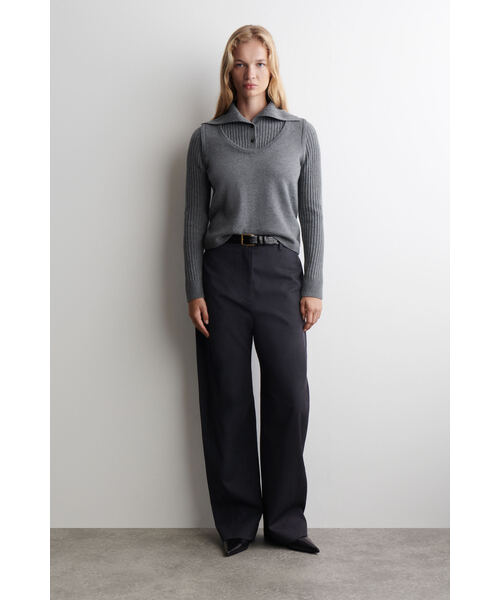 セール】レイヤードメリノウールセーター（ニット/セーター）｜COS