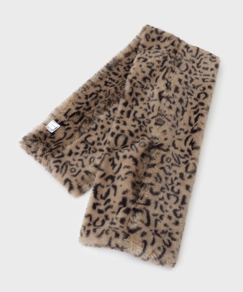 THE SHOP TK （ザ ショップ ティーケー ）の「フェイクファーティペット（ストール/ショール・レディース・キャメル/スミクロ/オフホワイト/ナチュラル・00）」の7枚目の写真