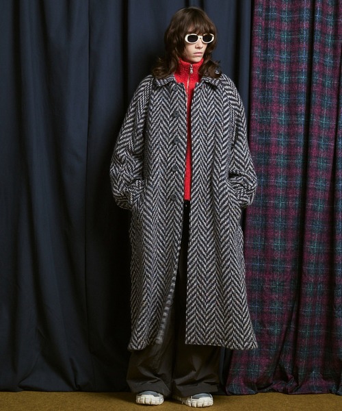 MAISON SPECIAL（メゾンスペシャル）の「《UNISEX》Boa Drivers Knit Blouson/ボアドライバーズニットブルゾン【MAISON SPECIAL/メゾンスペシャル】（カーディガン/ボレロ・メンズ・ブラック/レッド/ブルー/イエロー・1/2/0）」の9枚目の写真