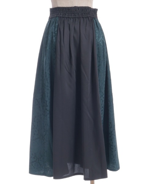 axes femme（アクシーズファム）の「チェーン付ジャカード切替スカート（スカート・レディース・パープル/ワイン/ダークグリーン・FREE）」の11枚目の写真