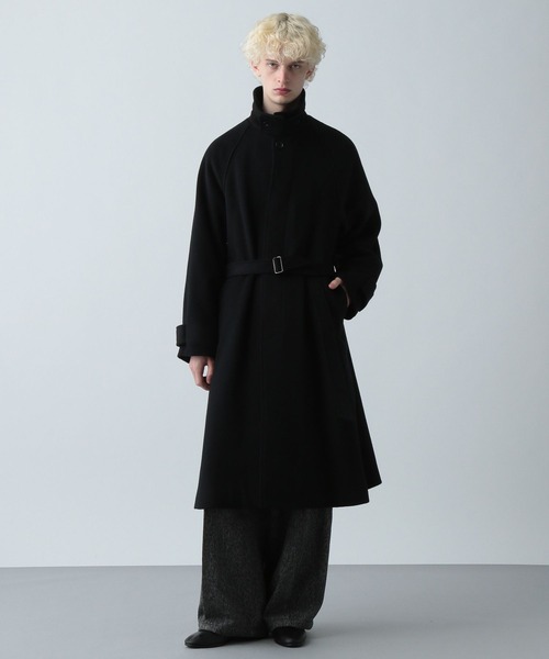 ウール2WAYステンカラーコート(HARE)（ステンカラーコート）｜HARE