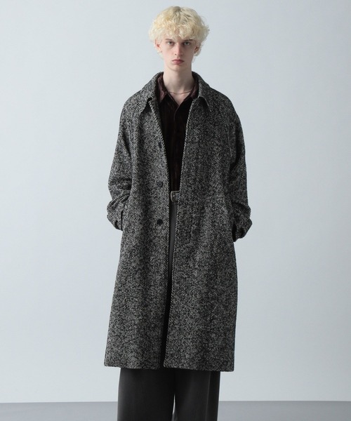 ウール2WAYステンカラーコート(HARE)（ステンカラーコート）｜HARE