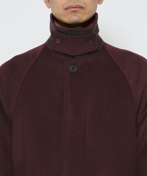 セール】ウール2WAYステンカラーコート(HARE)（ステンカラーコート