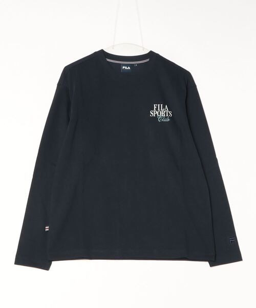 FILA（フィラ）の「Treat graphic Long sleeve T（Tシャツ/カットソー・レディース・オートミール/ネイビー/オレンジ・S/M/L/XL）」の8枚目の写真