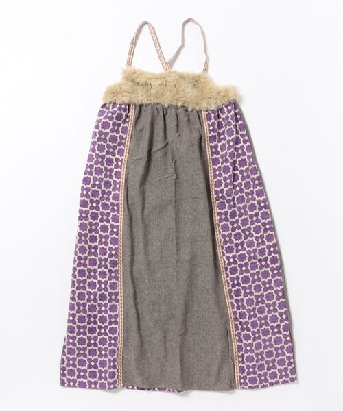 チャイハネ(チャイハネ)の「【チャイハネ】ミナティパッチワークキャミワンピース(ワンピース・レディース・ブラウン/グレー/パープル・FREE)」の1枚目の写真